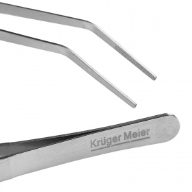 Kruger Meier 20cm Bent Plant Tweezers